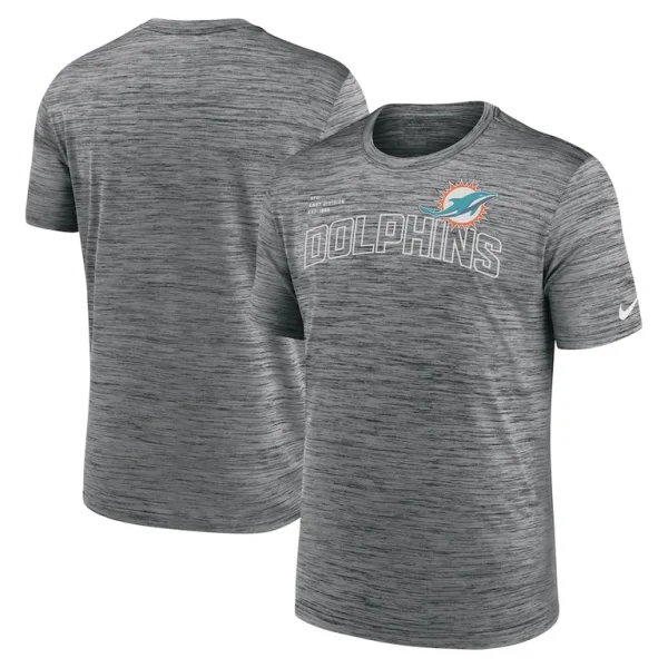 Miami dolphins nike velocity arch performance t shirt anthracite Multi