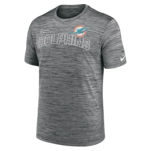 Miami dolphins nike velocity arch performance t shirt anthracite Multi M