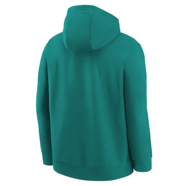 Miami dolphins nike youth rewind club fleece pullover hoodie Aqua Yth L