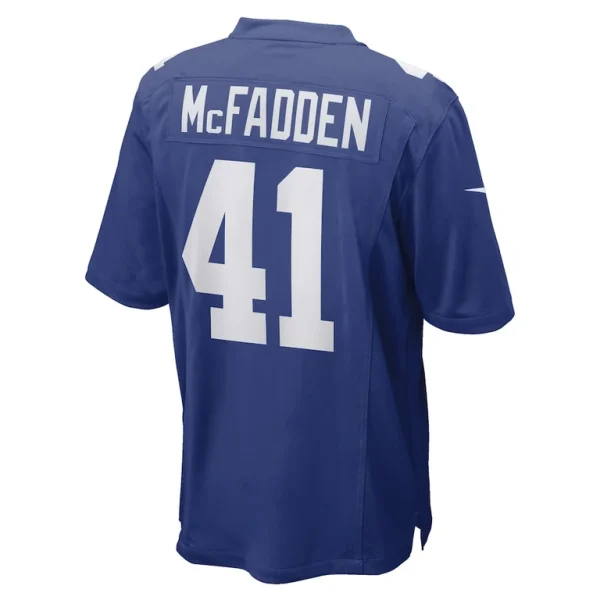 Micah mcfadden new york giants nike game player jersey Royal L