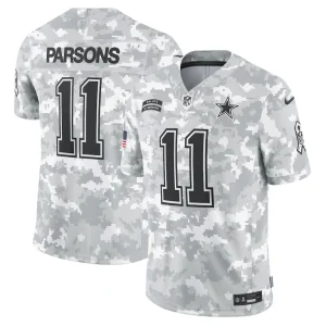 Micah parsons dallas cowboys nike 2024 salute to service limited jersey Arctic camo