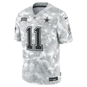 Micah parsons dallas cowboys nike 2024 salute to service limited jersey Arctic camo M