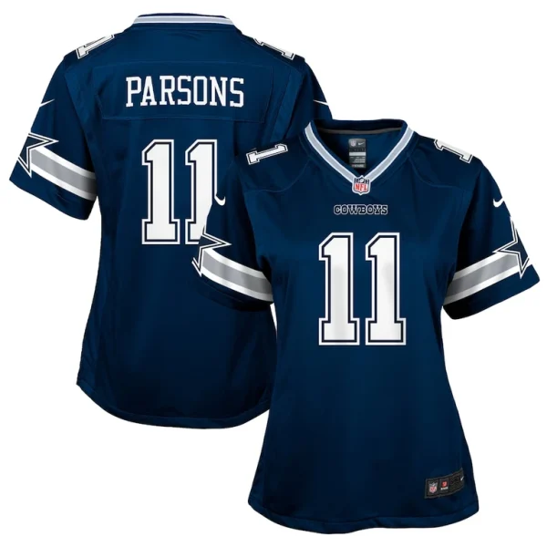 Micah parsons dallas cowboys nike girls youth game jersey Navy