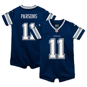 Micah parsons dallas cowboys nike infant game romper jersey Navy