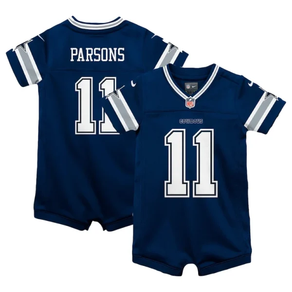 Micah parsons dallas cowboys nike infant game romper jersey Navy