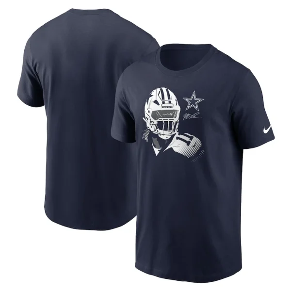 Micah parsons dallas cowboys nike player graphic t shirt Navy