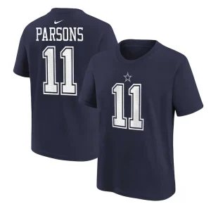 Micah parsons dallas cowboys nike preschool player name number t shirt Navy