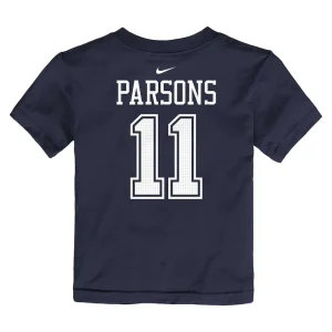 Micah parsons dallas cowboys nike toddler player name number t shirt Navy 4T