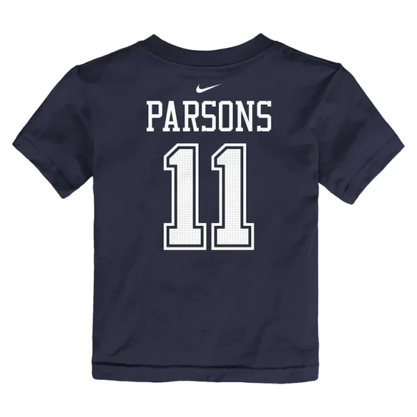 Micah parsons dallas cowboys nike toddler player name number t shirt Navy 4T