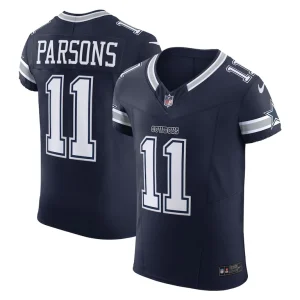 Micah parsons dallas cowboys nike vapor f.u.s.e. elite jersey Navy