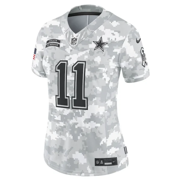 Micah parsons dallas cowboys nike womens 2024 salute to service limited jersey Arctic camo M