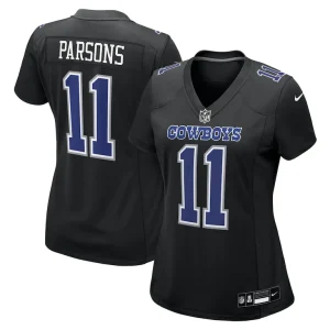 Micah parsons dallas cowboys nike womens fashion game jersey Carbon black