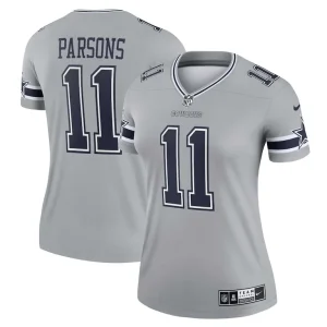 Micah parsons dallas cowboys nike womens inverted legend jersey Silver