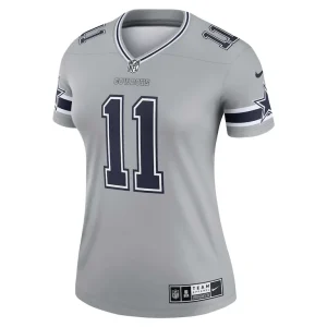 Micah parsons dallas cowboys nike womens inverted legend jersey Silver M