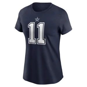 Micah parsons dallas cowboys nike womens player name number t shirt Navy M