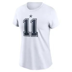 Micah parsons dallas cowboys nike womens player name number t shirt White M