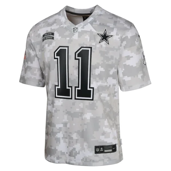 Micah parsons dallas cowboys nike youth 2024 salute to service game jersey Arctic camo Yth M