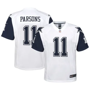 Micah parsons dallas cowboys nike youth alternate game jersey White