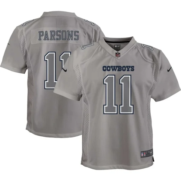 Micah parsons dallas cowboys nike youth atmosphere game jersey Gray