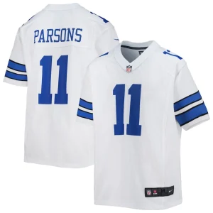 Micah parsons dallas cowboys nike youth game jersey White