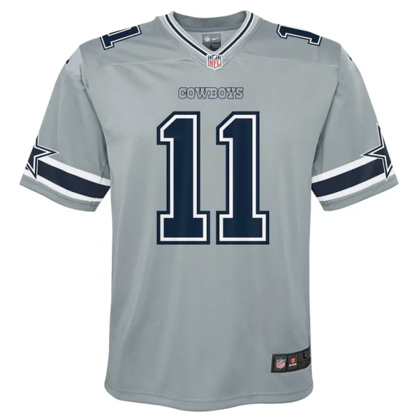 Micah parsons dallas cowboys nike youth inverted game jersey Gray Yth M