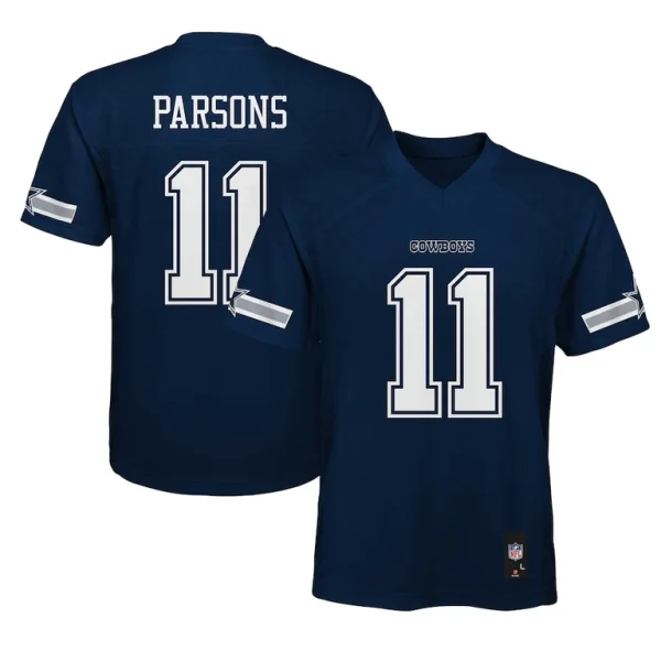 Micah parsons dallas cowboys youth replica player jersey Navy