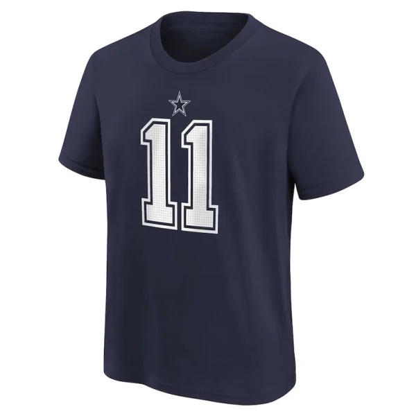 Micah parsons detroit lions nike youth player name number t shirt Blue Yth M