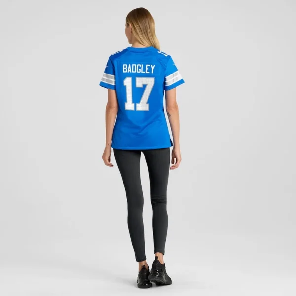 Michael badgley detroit lions nike womens team game jersey Blue 2XL