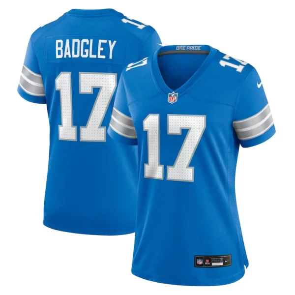 Michael badgley detroit lions nike womens team game jersey Blue