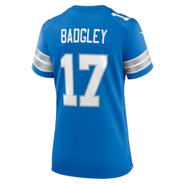 Michael badgley detroit lions nike womens team game jersey Blue L