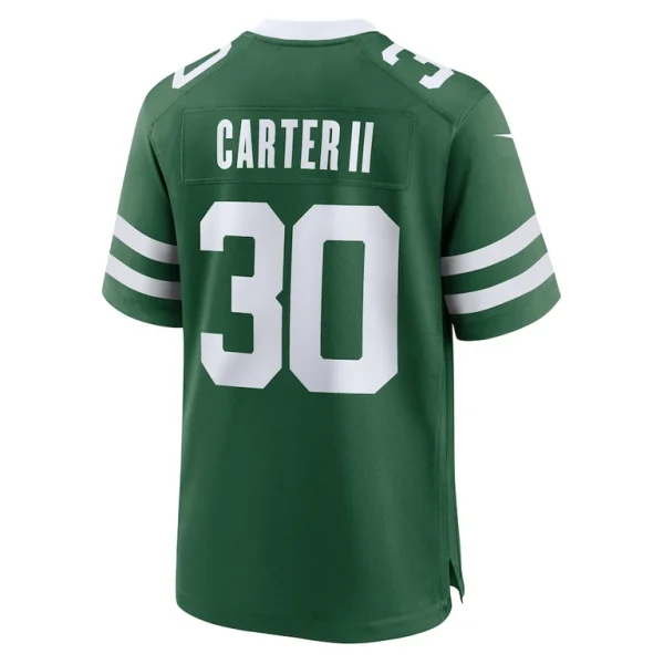 Michael carter ii new york jets nike team game jersey Legacy green L