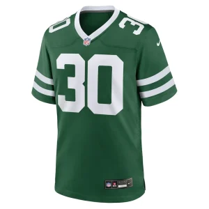 Michael carter ii new york jets nike team game jersey Legacy green M