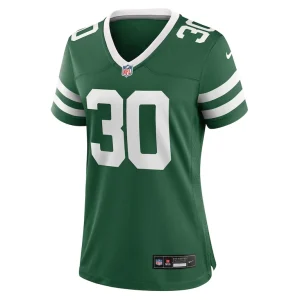 Michael carter ii new york jets nike womens team game jersey Legacy green M