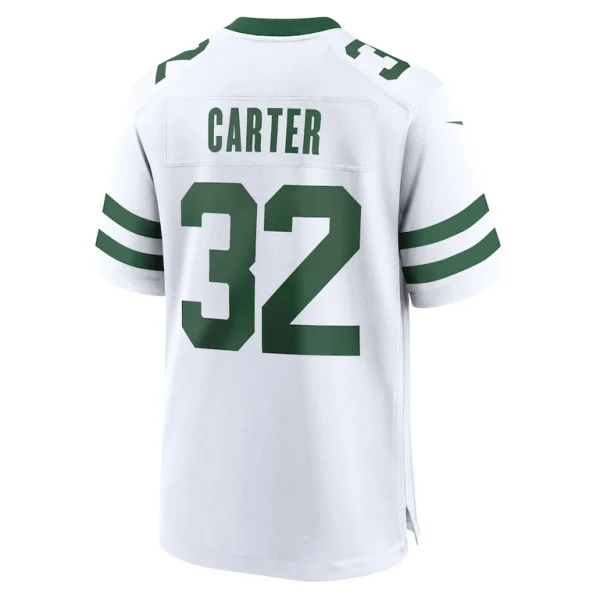 Michael carter new york jets nike game jersey Legacy white L
