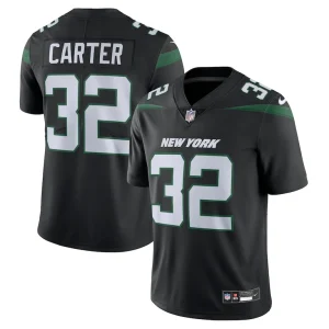 Michael carter new york jets nike vapor untouchable limited jersey Black