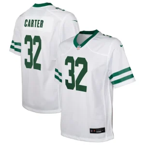 Michael carter new york jets nike youth game jersey Legacy white