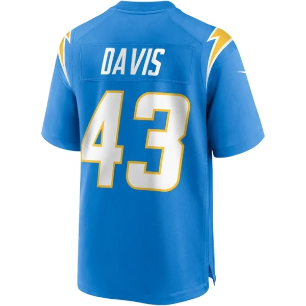 Michael davis los angeles chargers nike game jersey Powder blue L