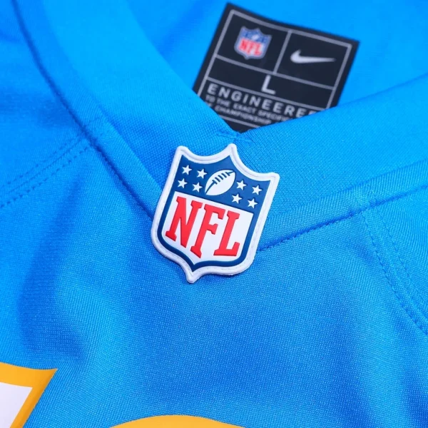 Michael davis los angeles chargers nike game jersey Powder blue XL