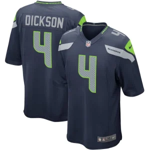 Michael dickson seattle seahawks nike player game jersey College navy