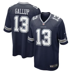 Michael gallup dallas cowboys nike game jersey Navy