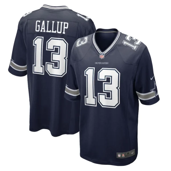 Michael gallup dallas cowboys nike game jersey Navy