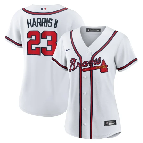 Michael harris ii atlanta braves nike womens home replica jersey White
