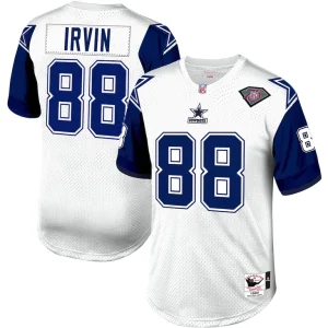 Michael irvin dallas cowboys 1994 mitchell ness authentic throwback retired player jersey White