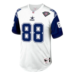 Michael irvin dallas cowboys 1994 mitchell ness authentic throwback retired player jersey White 40