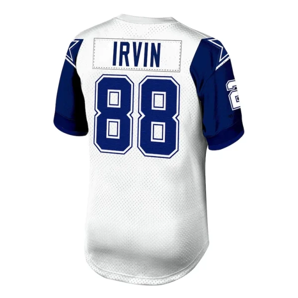 Michael irvin dallas cowboys 1994 mitchell ness authentic throwback retired player jersey White 44