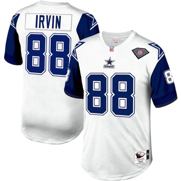 Michael irvin dallas cowboys 1994 mitchell ness authentic throwback retired player jersey White