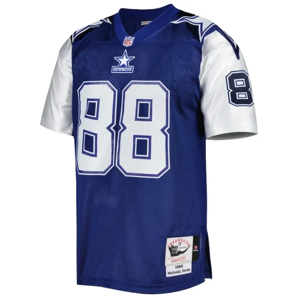 Michael irvin dallas cowboys 1995 mitchell ness authentic throwback retired player jersey Navy 40