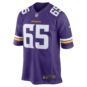 Michael jurgens minnesota vikings nike game jersey Purple M