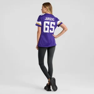 Michael jurgens minnesota vikings nike womens game jersey Purple 2XL