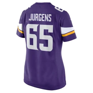 Michael jurgens minnesota vikings nike womens game jersey Purple L